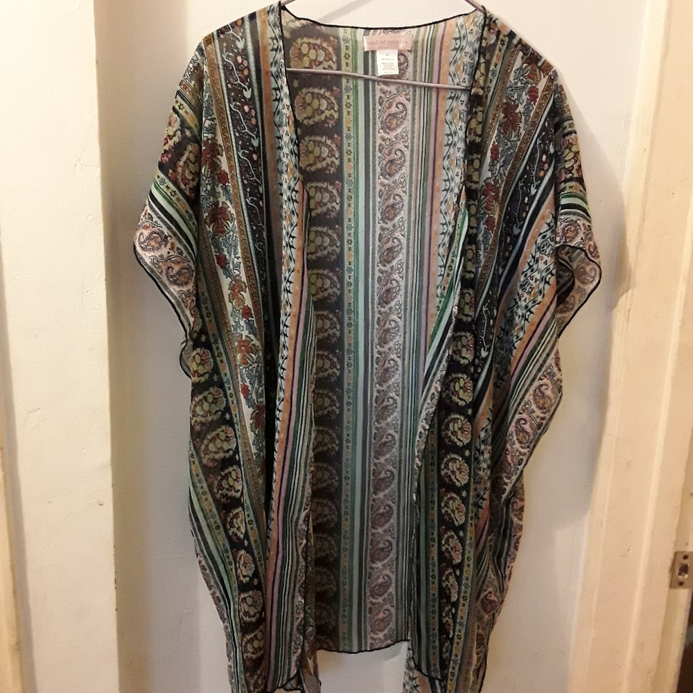 Band of Gypsies Bohemian chiffon cardigan